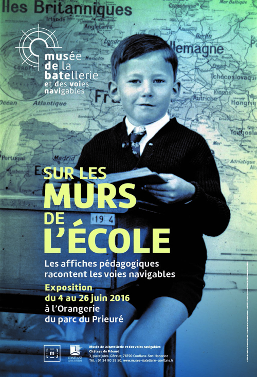 Exposition sur les murs de l'école à l'orangerie du 4 au 26 juin 2016.