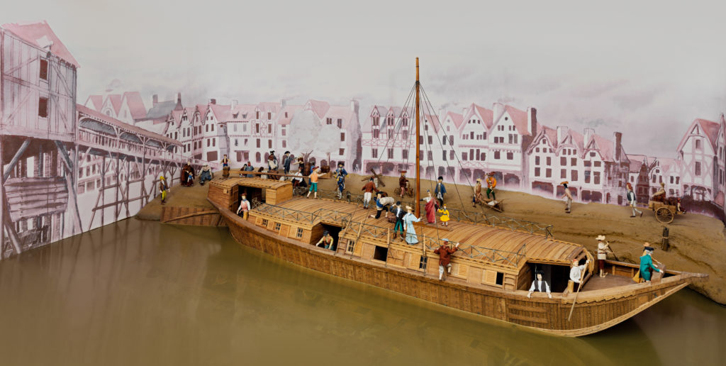 Le Diorama Du Coche D eau Parisien La Fin Du XVIIIe Si cle Mus e De 